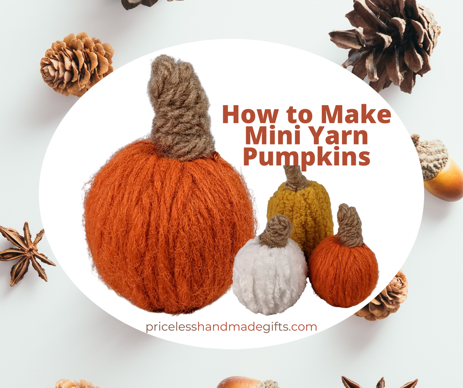 How To Make Mini Yarn Pumpkins: Tutorial