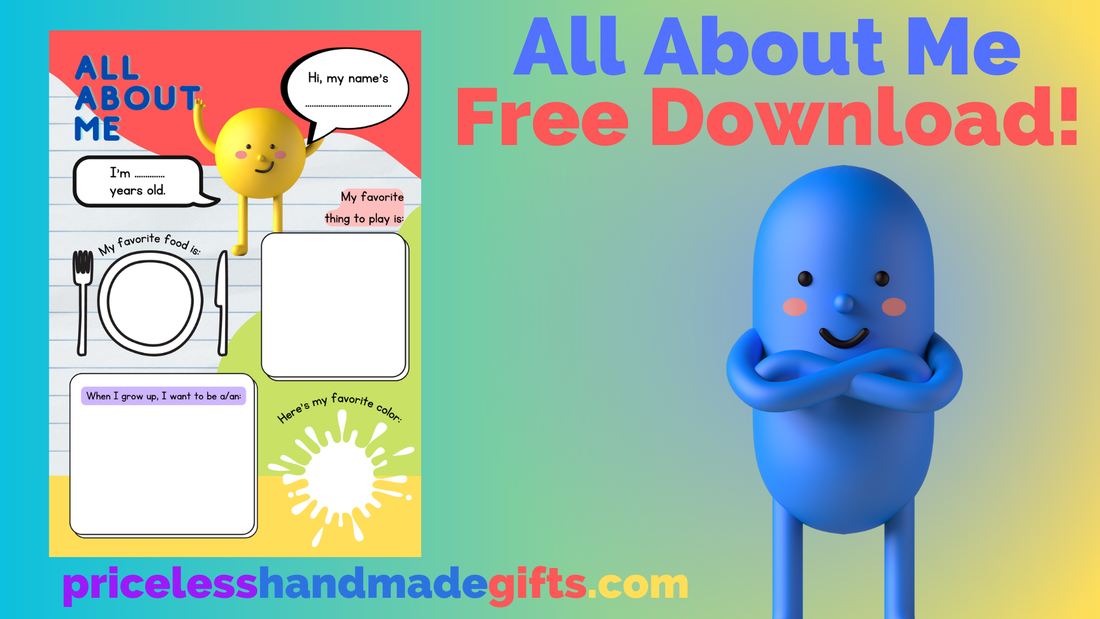 All About Me - Free School Printable