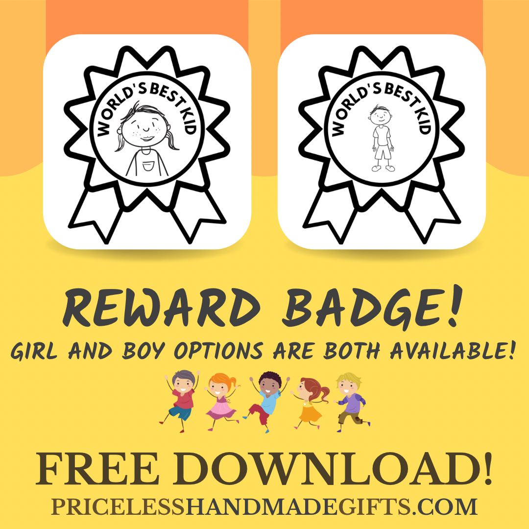 World's Best Kid Reward Badge