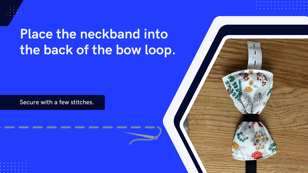 An easy way to sew your own bowtie.