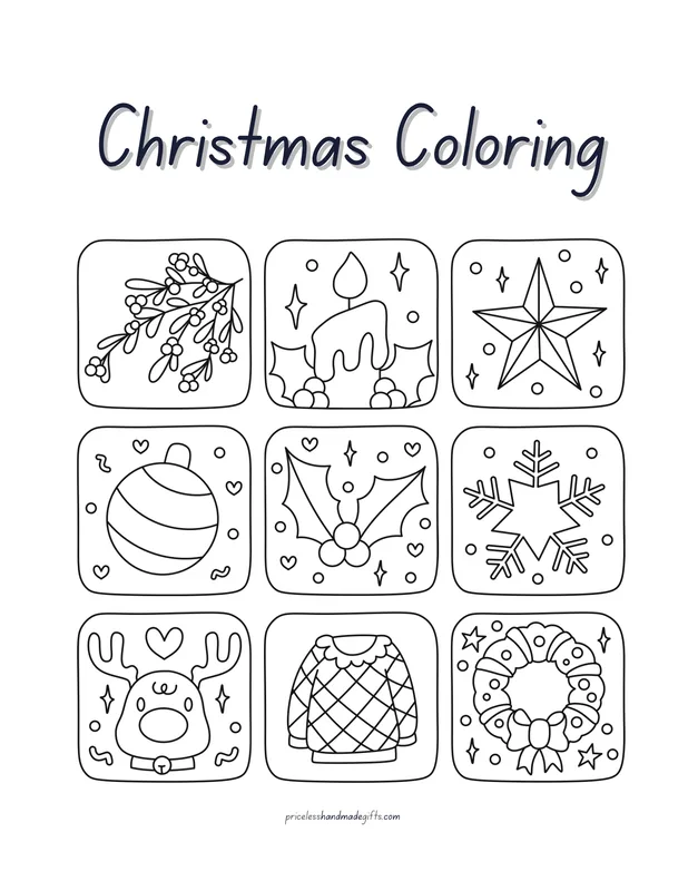 Printable Christmas Coloring Pages