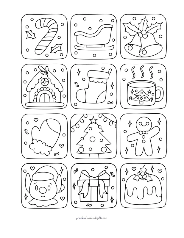 Free Printable Christmas Coloring Pages