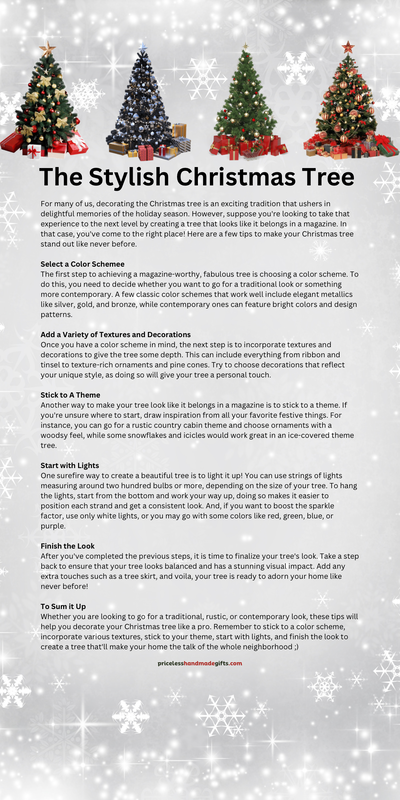 Tips for a Stylish Christmas Tree