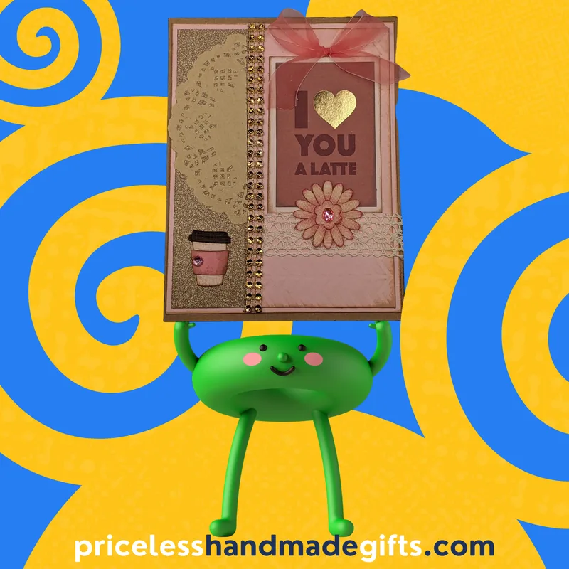 Handmade Coffee Greeting Card