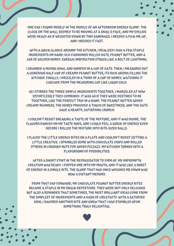 Quick and easy energy bites