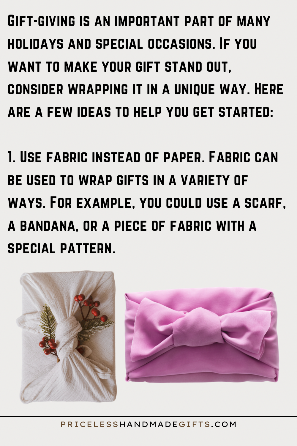 Creative Gift Wrapping Ideas