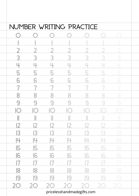 Printable Homeschool Writing Practice Worksheets