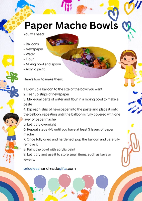 DIY Project: Paper Mache Bowls