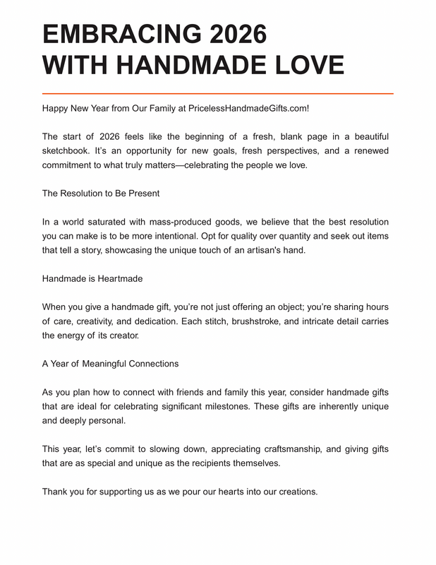 Embrace the New Year with Handmade Love