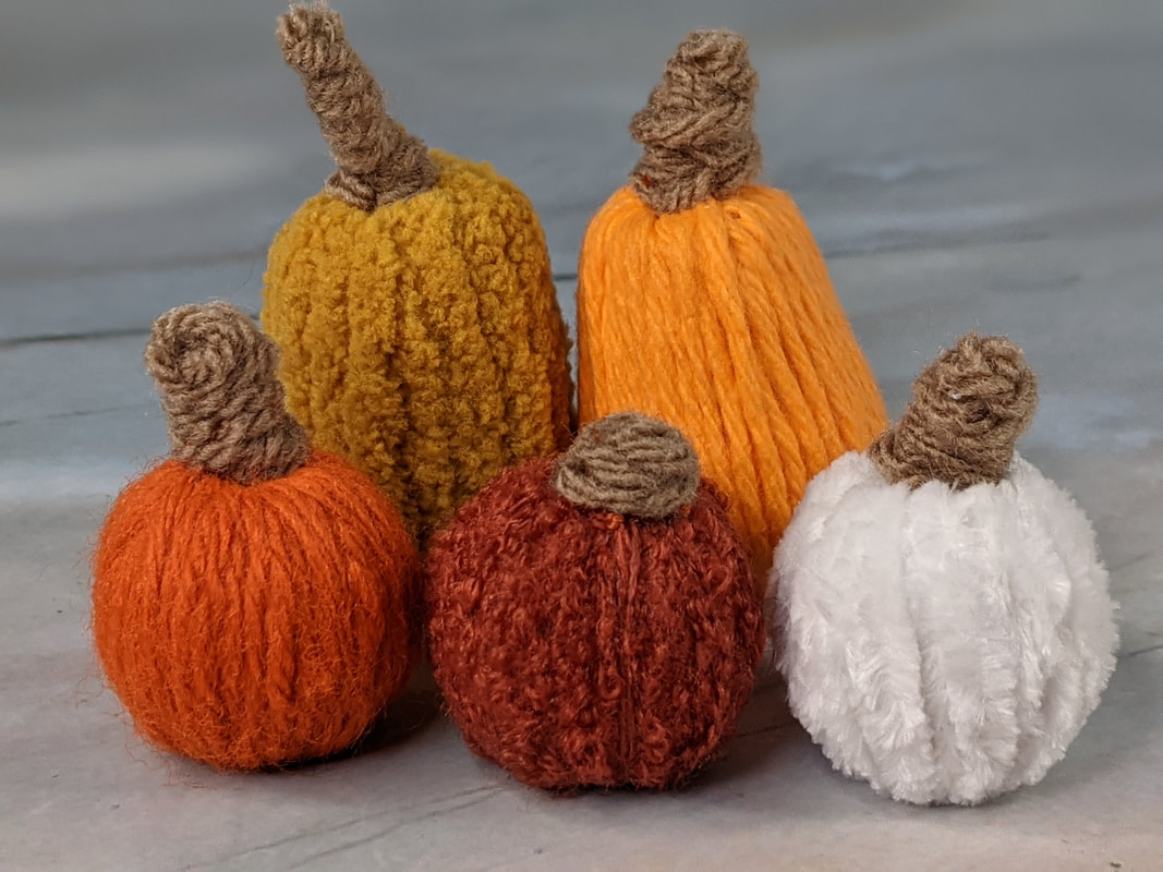 Yarn Pumpkins