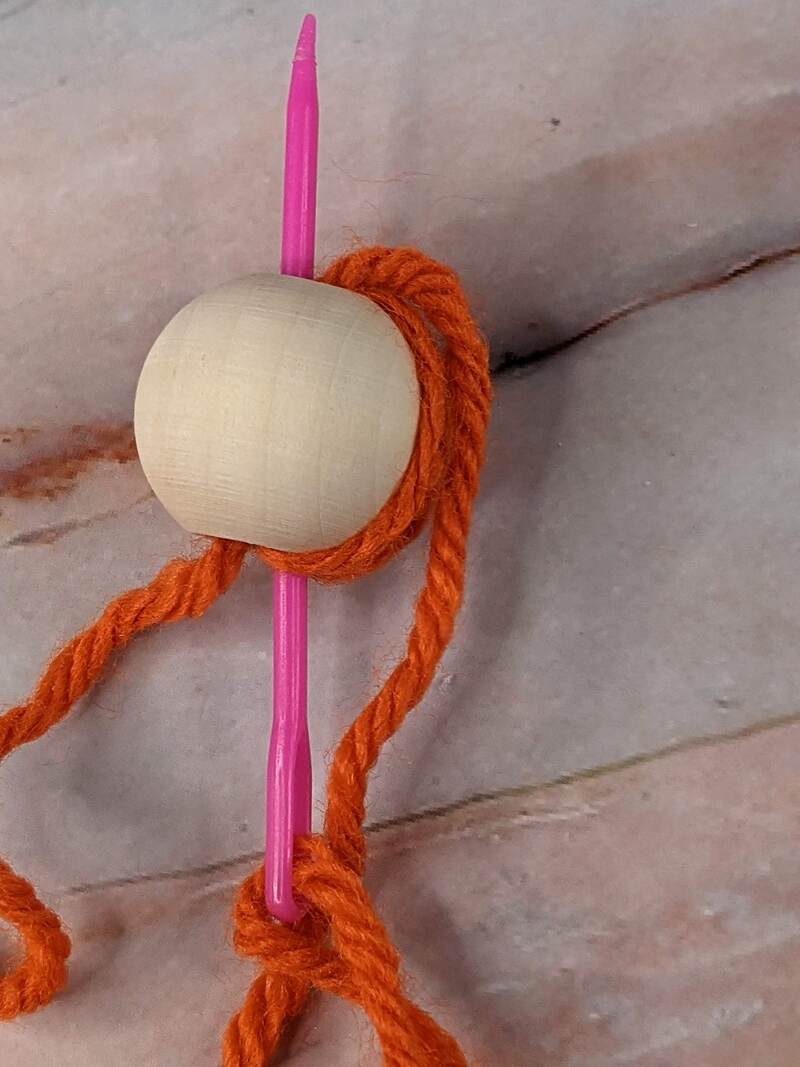 Make a Yarn Pumpkin