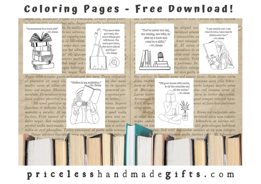 Dr. Seuss Reading Quotes Coloring Pages