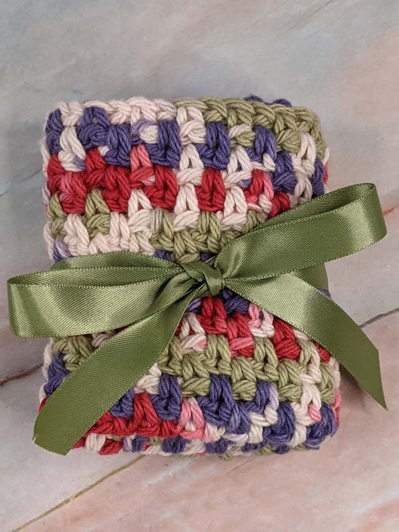 Cotton Crochet Dishcloth