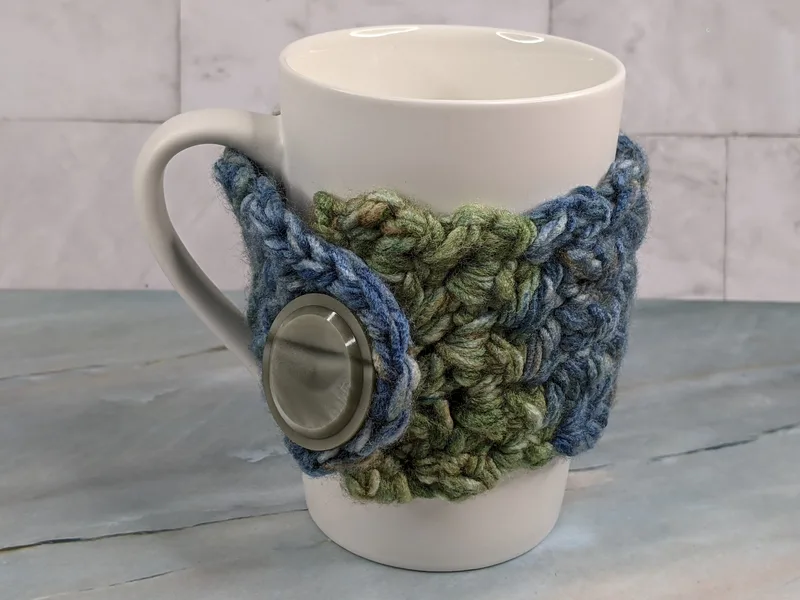 Green Blue Brown Mug Cozy