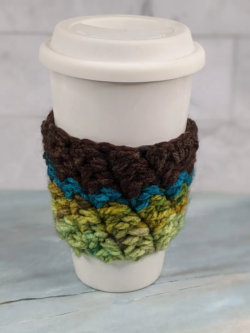 Colorful To-Go Cup Cozy