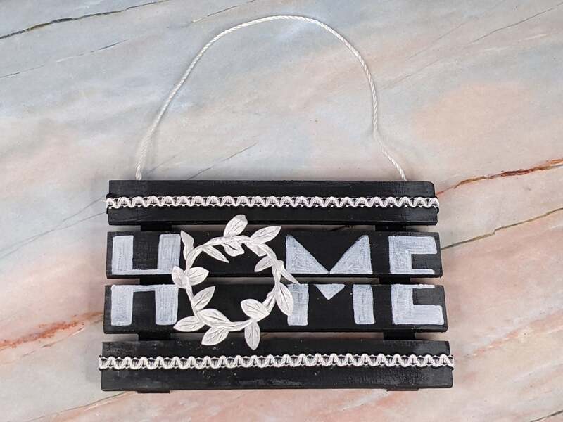 HOME Hanging Wall Sign