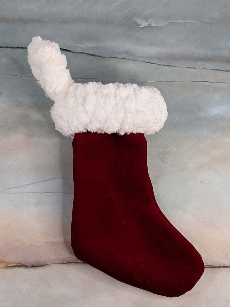 Mini Stocking with a Gift Inside