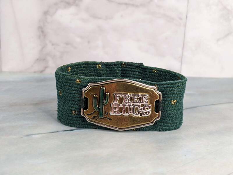 Free Hugs Cactus Corduroy Bracelet