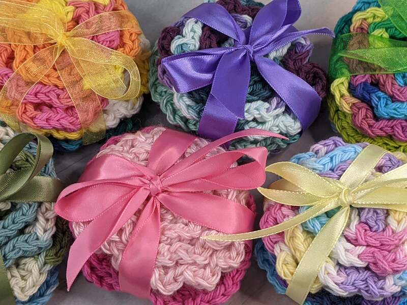 Set of 3 Flower Facial Cleansing Pads