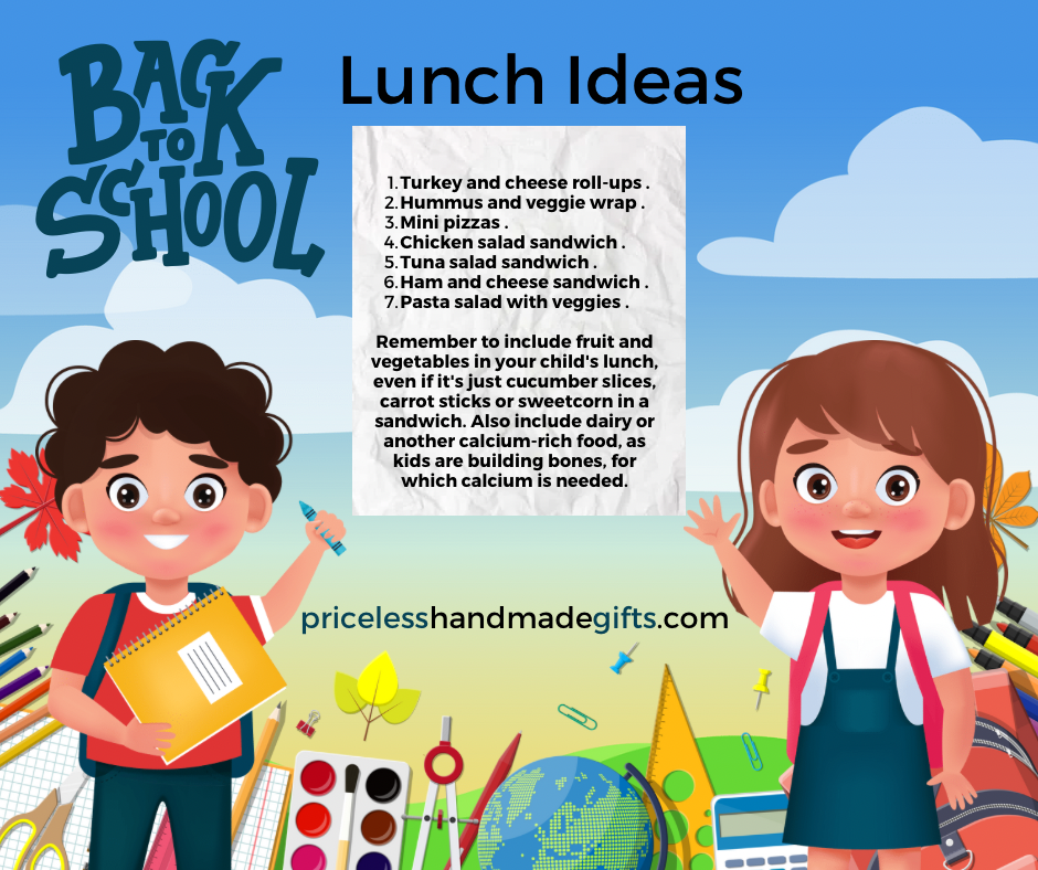 Back to School Lunch Ideas