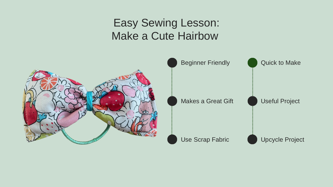 Make a cute hair bow!