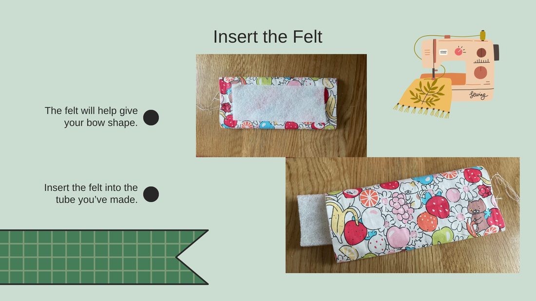 Easy DIY project - sew a pony tail holder with a bow!