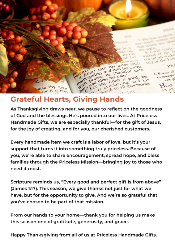 Grateful Hearts, Giving Hands