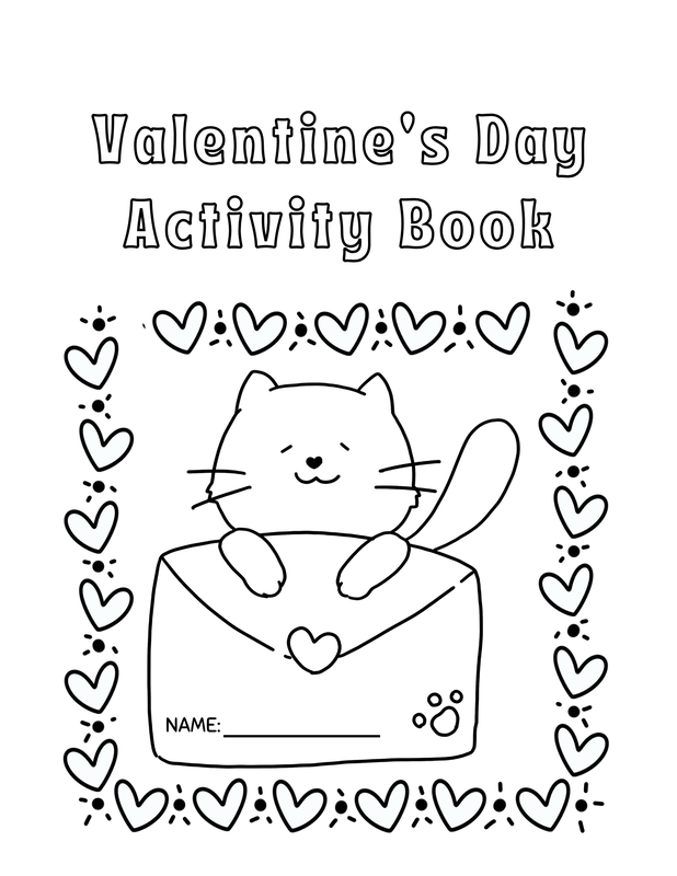 Valentine's Day Activity Book