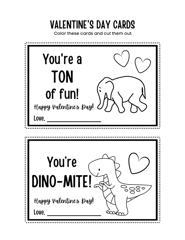 Printable Valentine's Day Cards