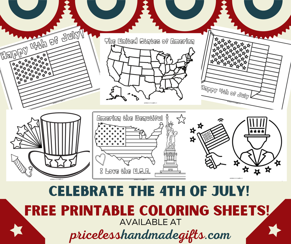 4th of July Free Coloring Sheets