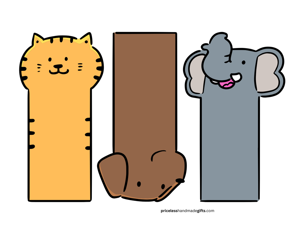 Free Animal Bookmarks to Download and Print