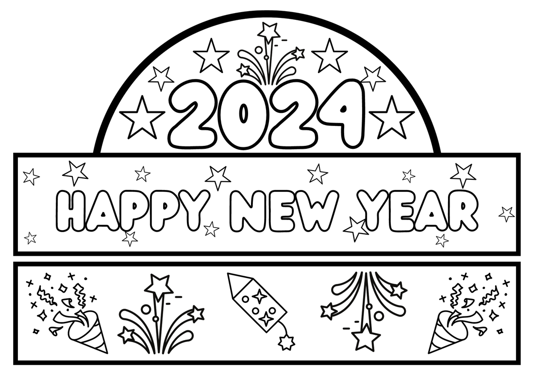 2024 Happy New Year - Craft a hat