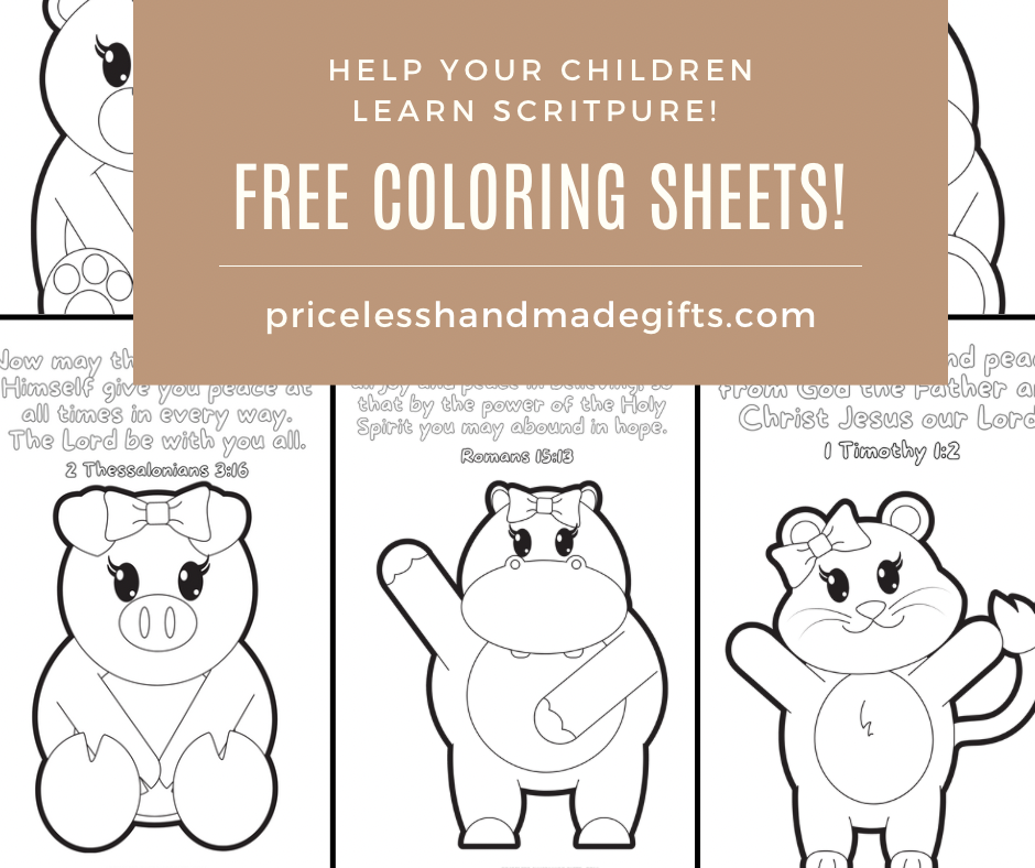Free Scripture Coloring Sheets
