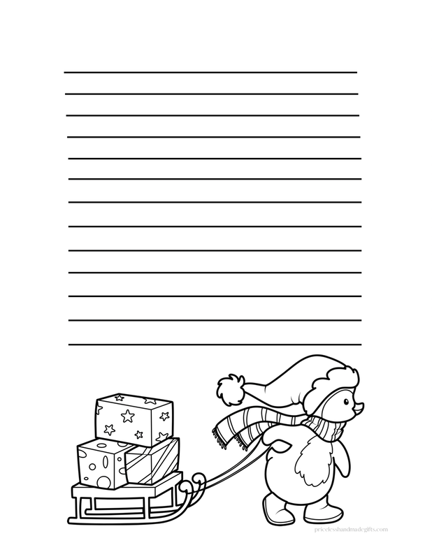 Christmas Story Coloring Sheet