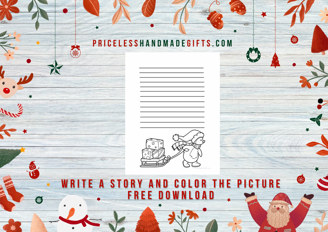 Printable Christmas Story Coloring Page