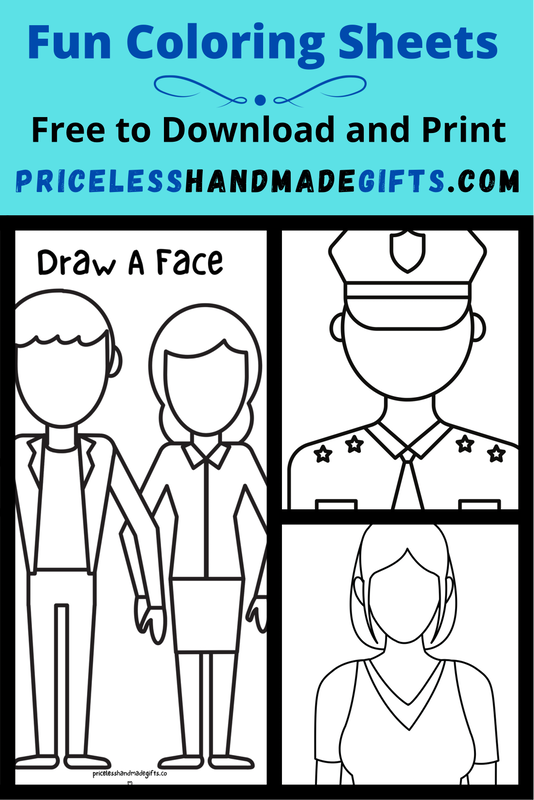 Face Drawing Art Sheets