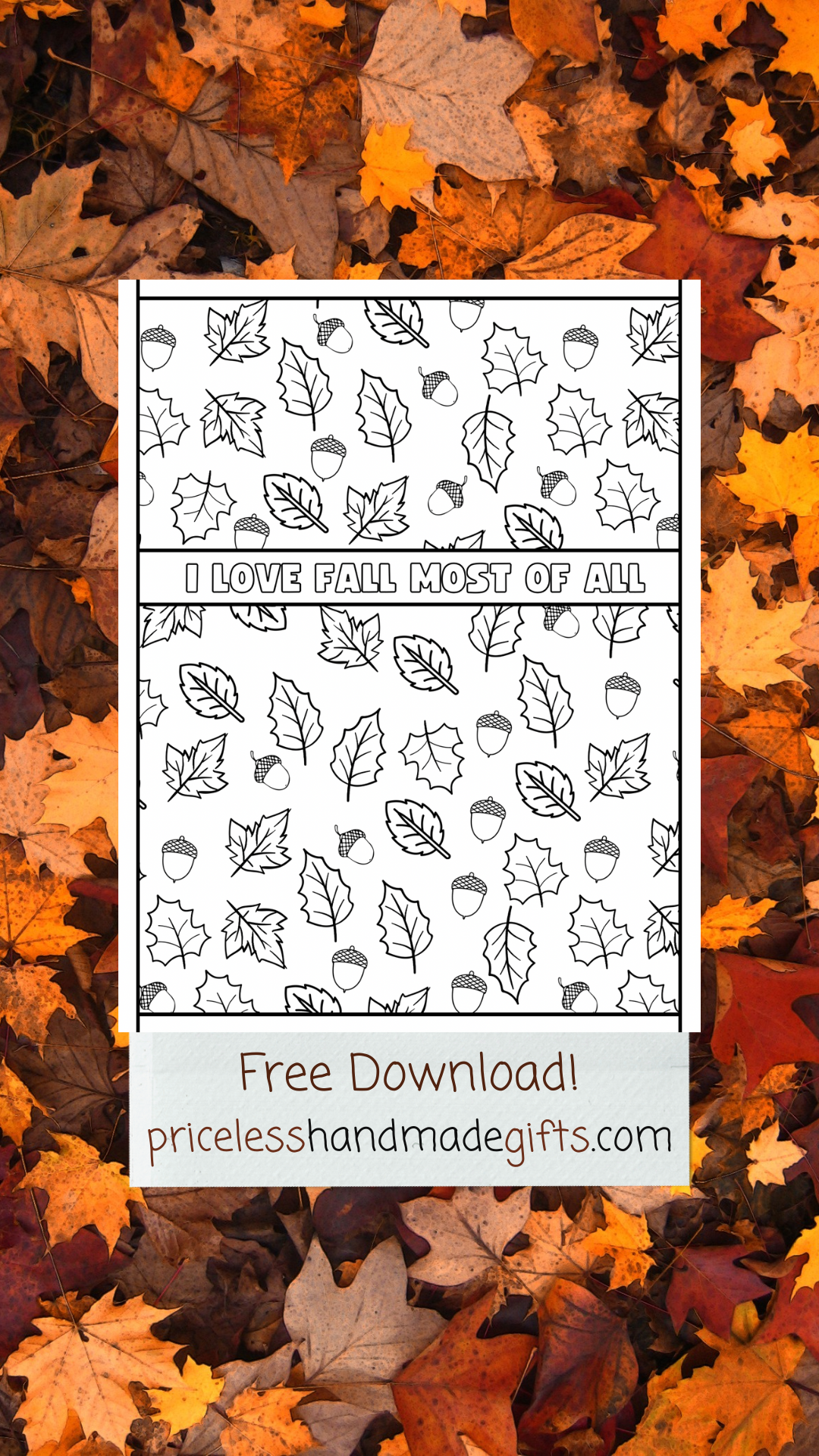 Free Coloring Page For Autumn