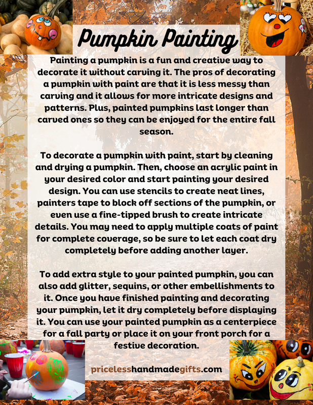 Pumpkin Painting Tips