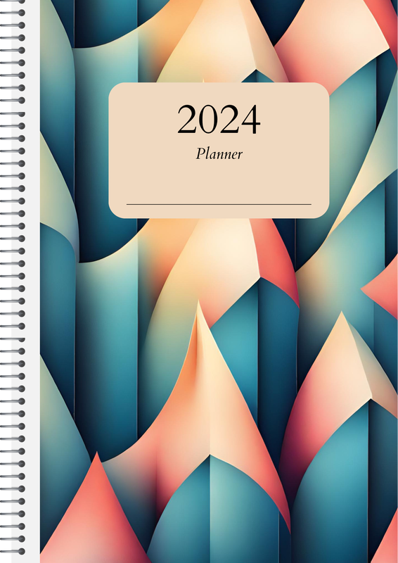 Free printable 2024 calendar planner.