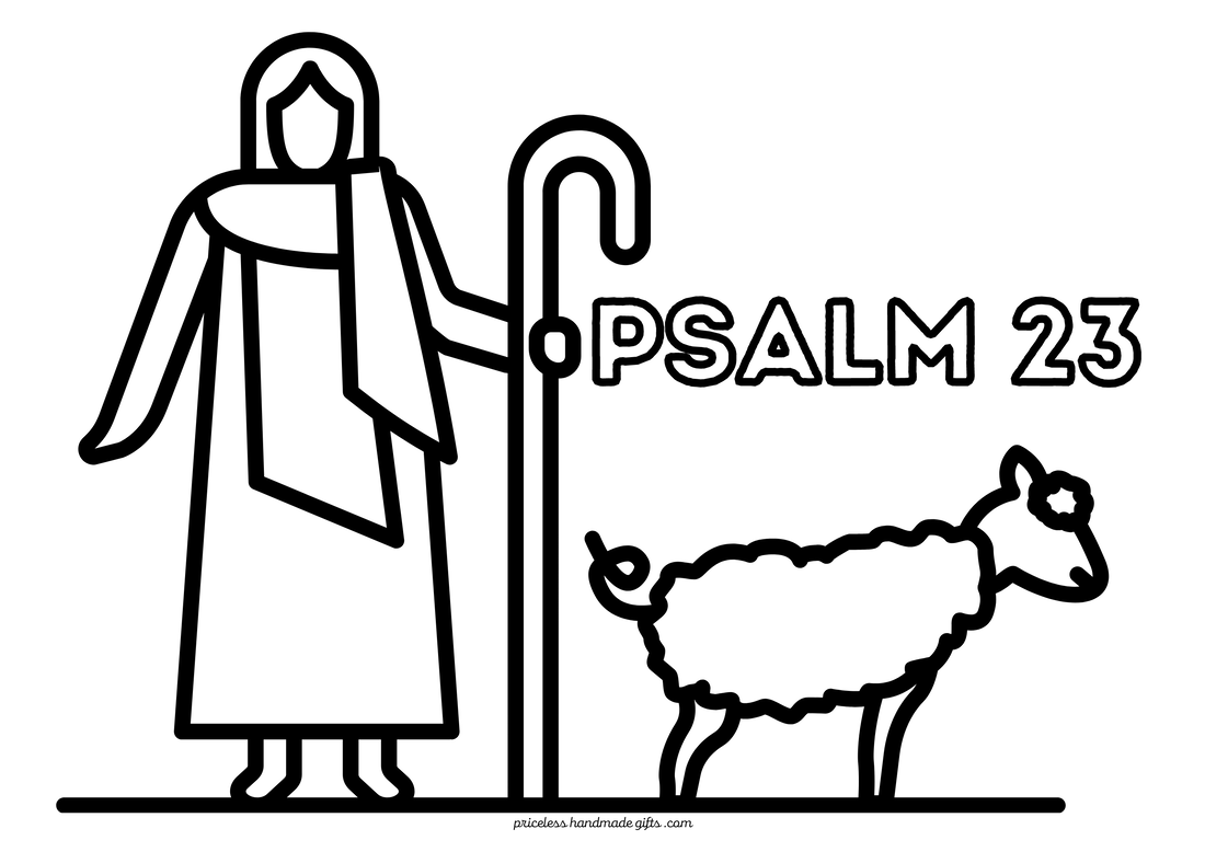 Psalm 23 Coloring Sheet
