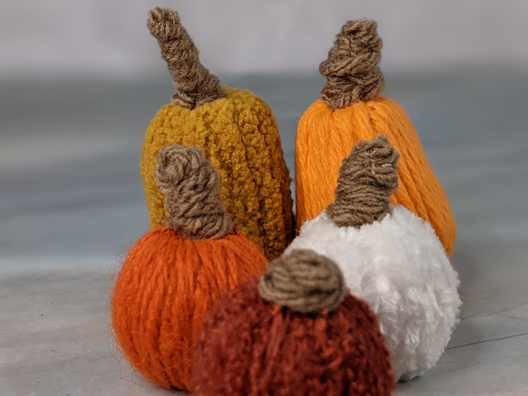 Yarn Pumpkin Making Tutorial