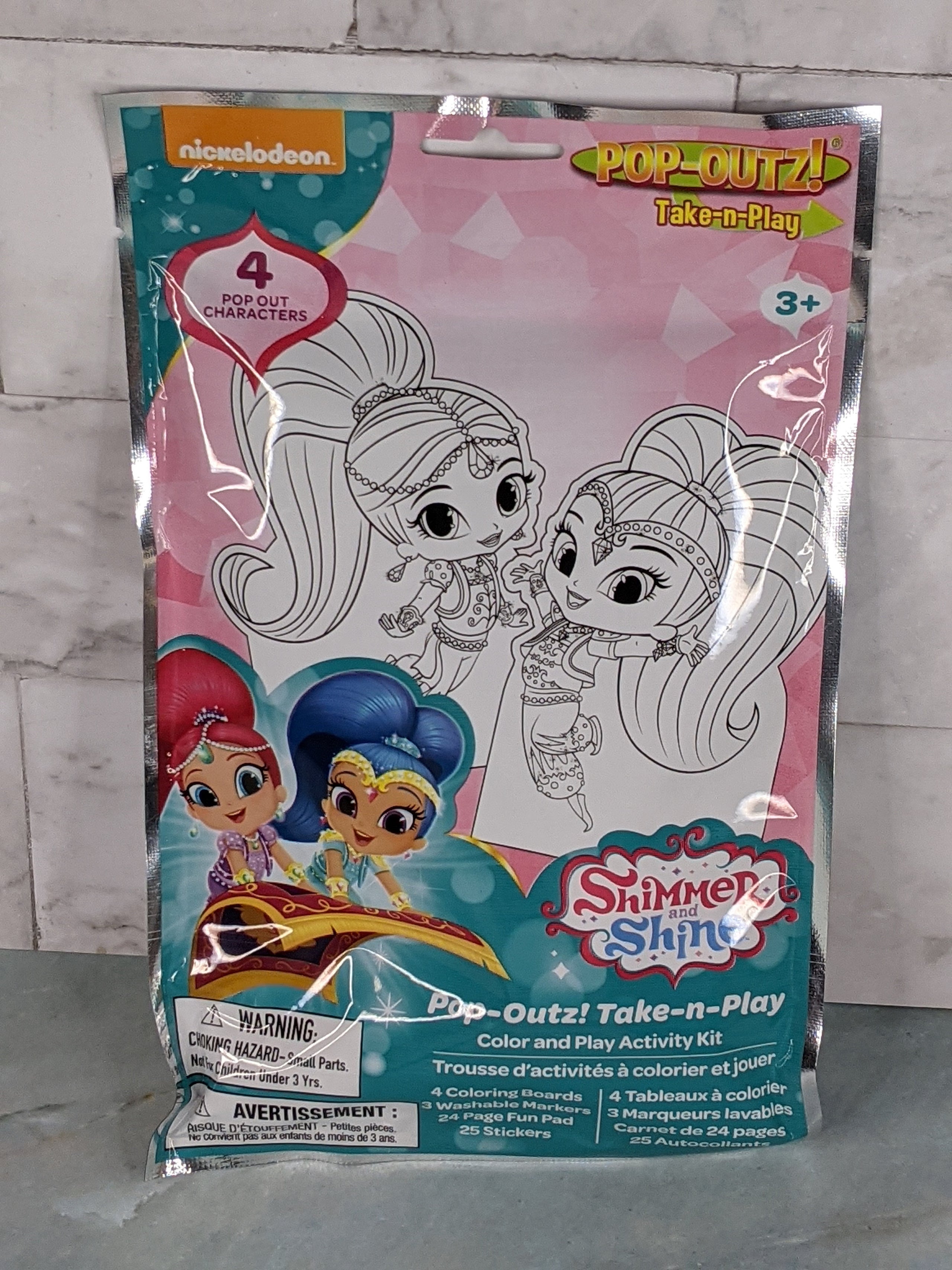 ader Spectaculair Voorspeller Shimmer and Shine Pop-Outz! Take-n-Play