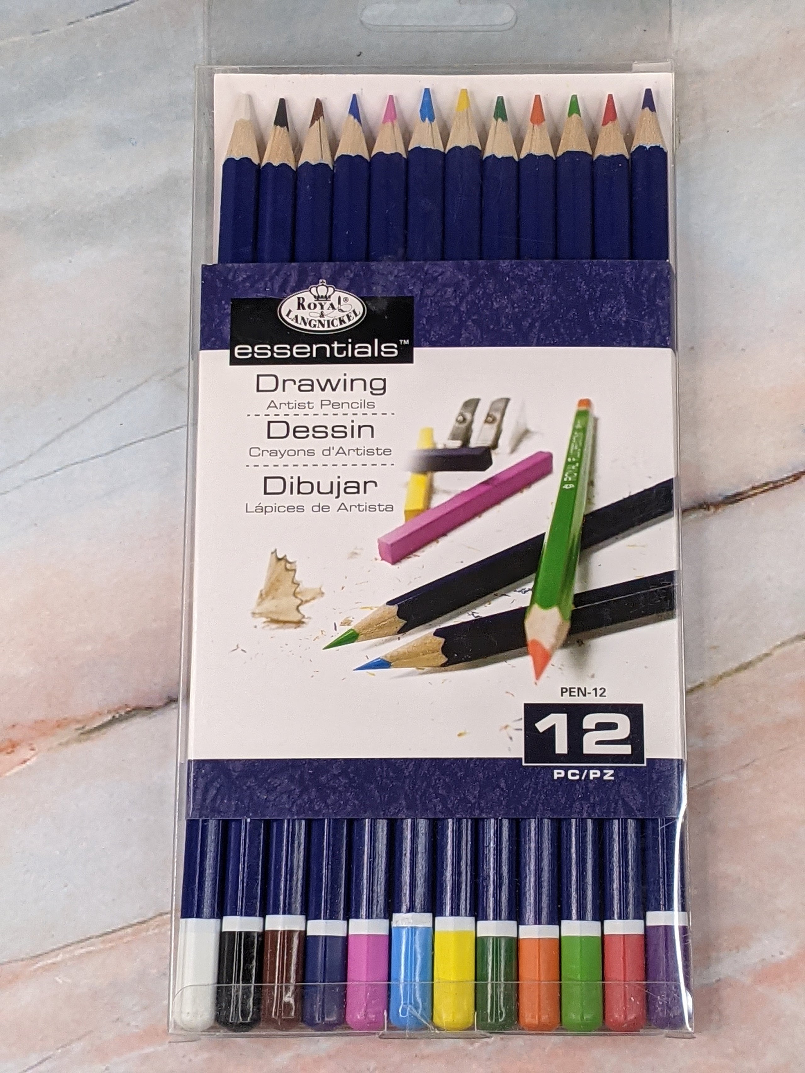 Royal Langnickel 12 Drawing Artist Colored Pencils