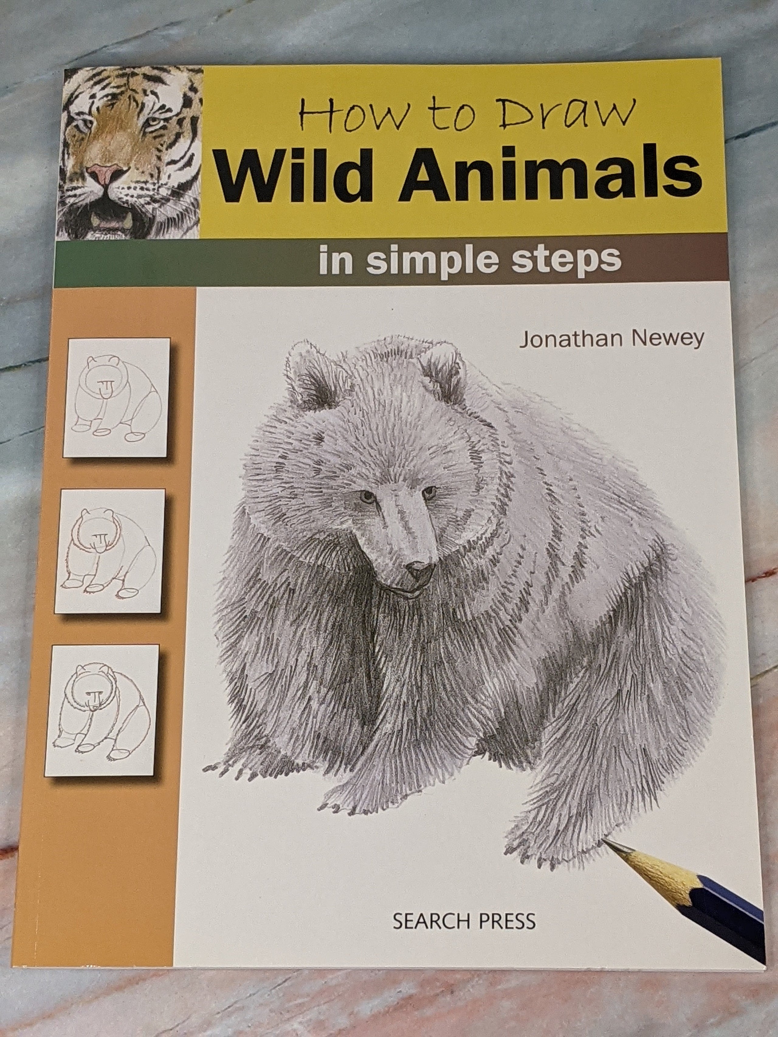 How To Draw Wild Animals In Simple Steps Art Book