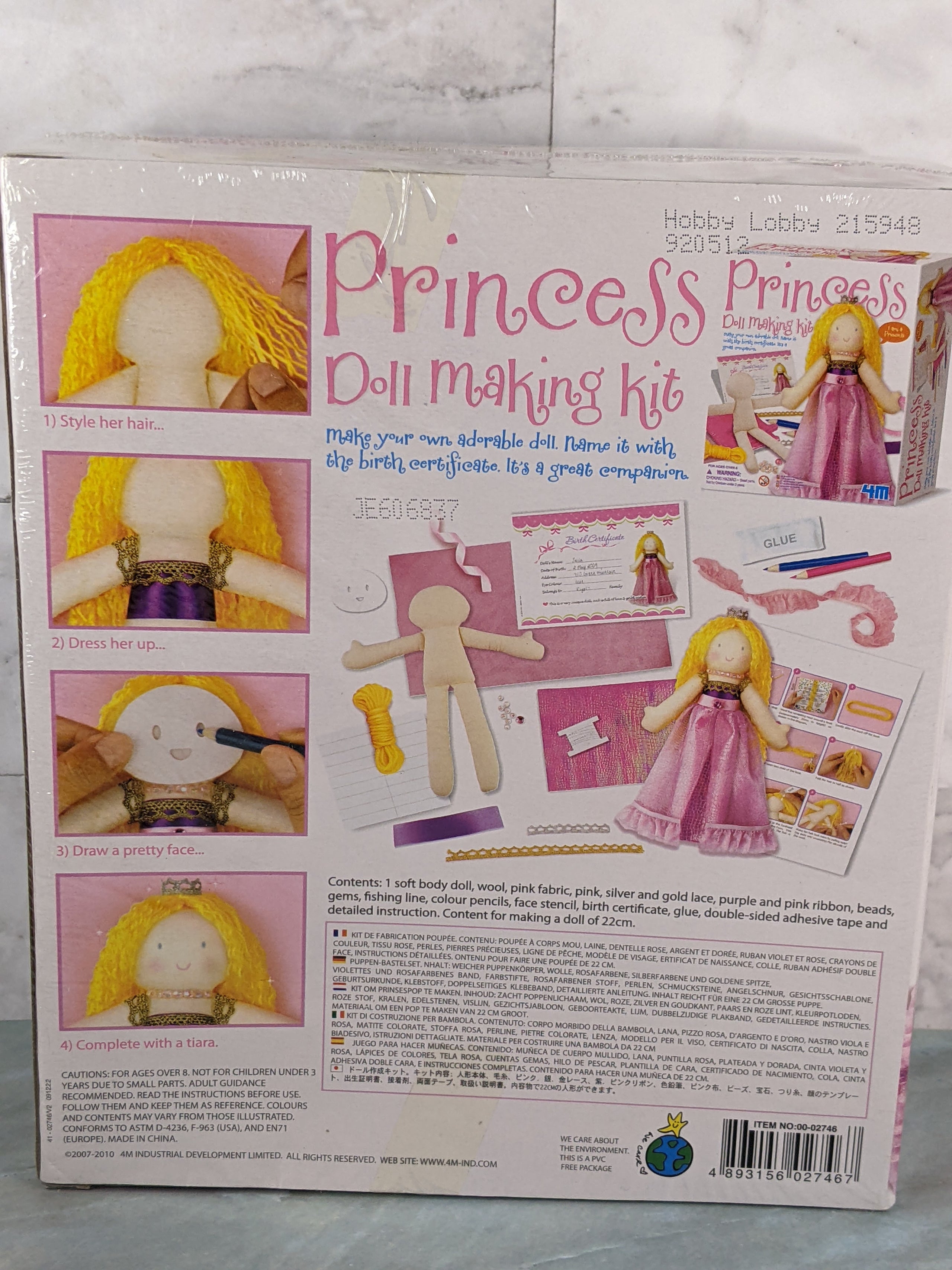 PRINCESS DOLL MAKING KIT - Imagine That Toys