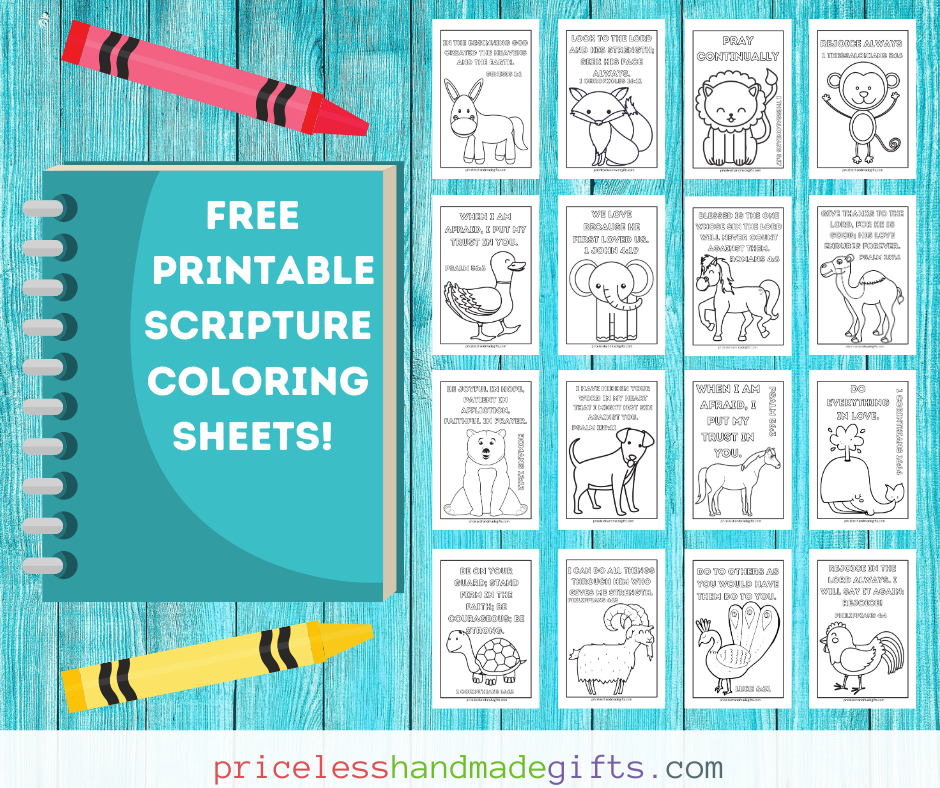Free Printable Scripture Coloring Sheets