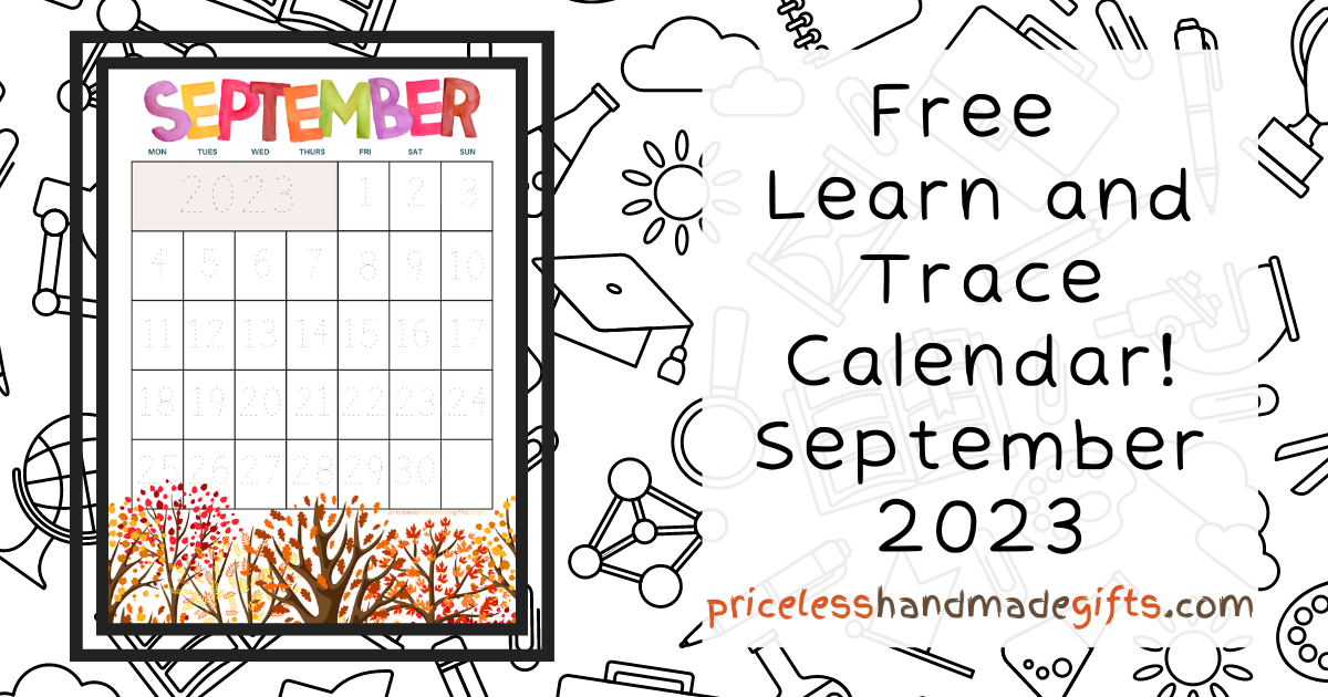 September 2023 Tracing Calendar