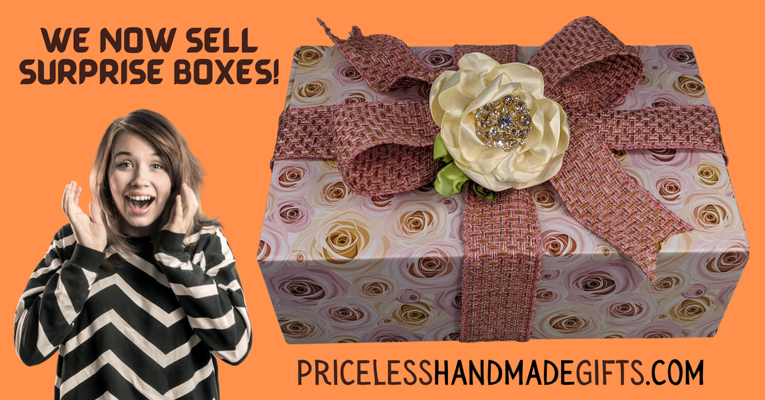 Mystery Box of Handmade Gifts and Crafts