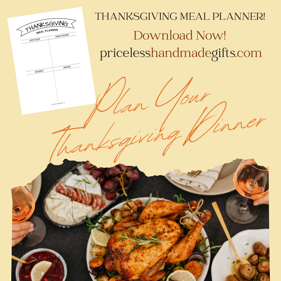 Thanksgiving Meal Planner - Free to Print