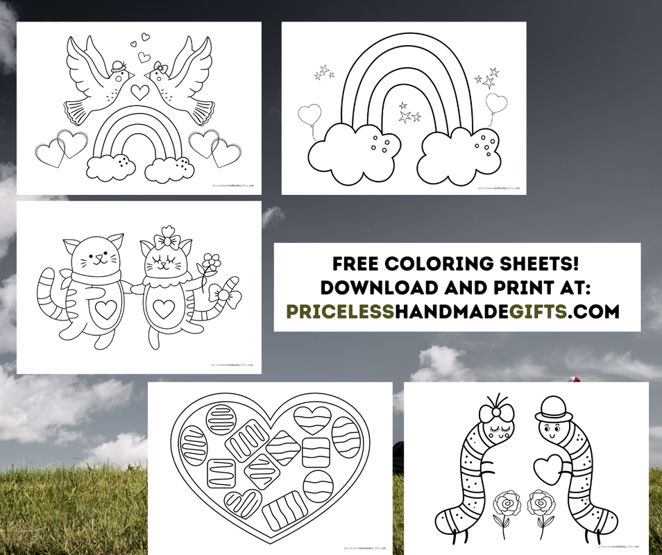 Free Valentine's Coloring Sheets